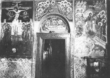 The Crucifixion, Lamentation at the Tomb, Resurrection