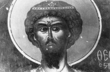 Άγιος Θεόδωρος ο Στρατηλάτης (λεπτομέρεια)