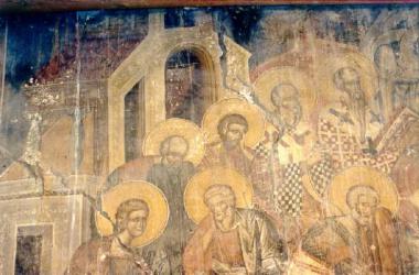 Κοίμηση Θεοτόκου (λεπτομέρεια)