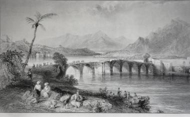 Adana, Ceyhan River (Piramus) and bridge at Mopsos