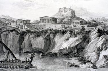 Vue restaurée de la Ville d'Assos