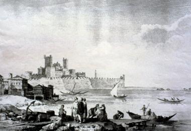 Vue du Port de la Citadelle de Boudroum