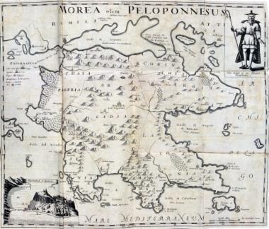 Χάρτης Πελοποννήσου