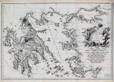 Carte de la Grèce moderne