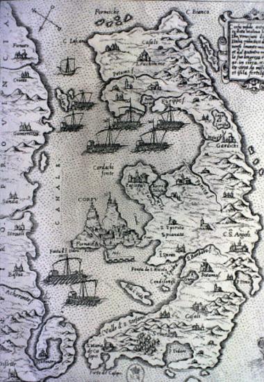 Corfu insula antiquamente detta Melena