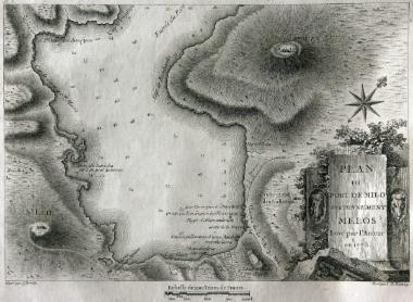 Plan du port de Milo, anciennement Melos levé par l'auteur en 1776
