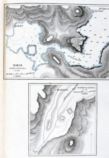 a. Zarax Hafen Hieraka, b. Ruinen bei Kurno