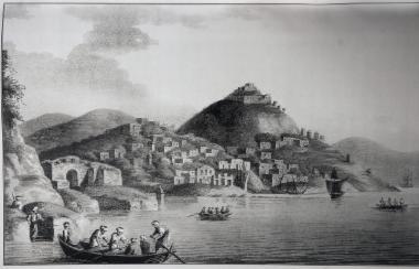 Κακαβάς. Είσοδος του λιμανιού του Τριστόμου