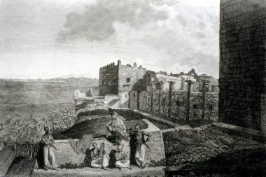 Άποψη των Προπυλαίων στην Αθήνα