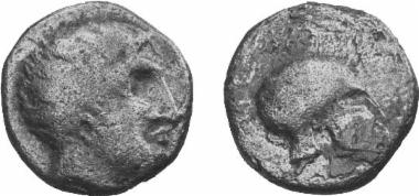 Χάλκινο νόμισμα Μακεδονικού βασιλείου, Βασιλιάς: Αμύντας Β'