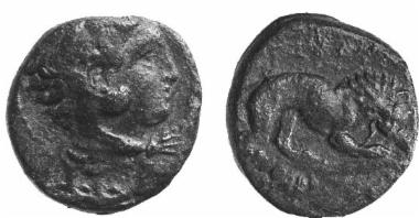 Bronze coin of the Macedonian kingdom, Ruler: Perdikkas III
