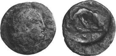 Bronze coin of the Macedonian kingdom, Ruler: Perdikkas III