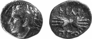 Bronze coin of the Macedonian kingdom, Ruler: Philip II