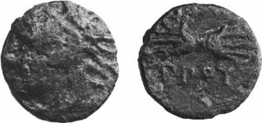 Bronze coin of the Macedonian kingdom, Ruler: Philip II