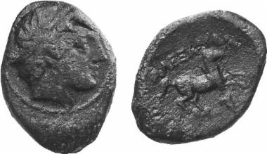 Bronze coin of the Macedonian kingdom, Ruler: Alexander III