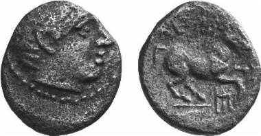 Bronze coin of the Macedonian kingdom, Ruler: Alexander III