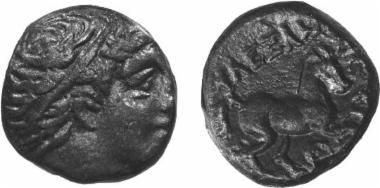 Bronze coin of the Macedonian kingdom, Ruler: Alexander III