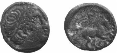 Bronze coin of the Macedonian kingdom, Ruler: Alexander III