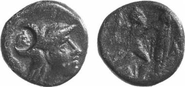 Bronze coin of the Macedonian kingdom, Ruler: Antigonos Gonatas