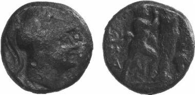 Bronze coin of the Macedonian kingdom, Ruler: Antigonos Gonatas