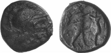 Bronze coin of the Macedonian kingdom, Ruler: Antigonos Gonatas
