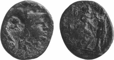 Bronze coin of the Macedonian kingdom, Ruler: Antigonos Gonatas