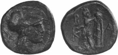 Bronze coin of the Macedonian kingdom, Ruler: Antigonos Gonatas