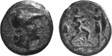 Bronze coin of the Macedonian kingdom, Ruler: Antigonos Gonatas