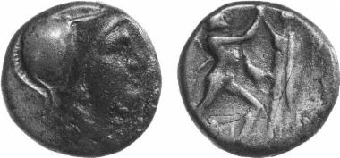 Bronze coin of the Macedonian kingdom, Ruler: Antigonos Gonatas