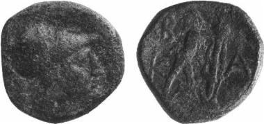Bronze coin of the Macedonian kingdom, Ruler: Antigonos Gonatas