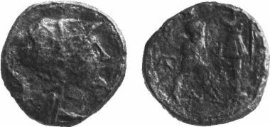 Bronze coin of the Macedonian kingdom, Ruler: Antigonos Gonatas