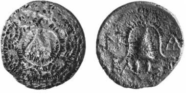 Bronze coin of the Macedonian kingdom, Ruler: Antigonos Gonatas