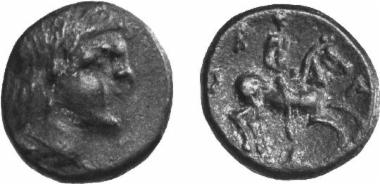 Bronze coin of the Macedonian kingdom, Ruler: Philip V
