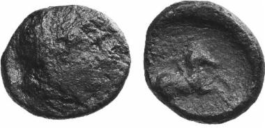 Bronze coin of the Macedonian kingdom, Ruler: Philip II