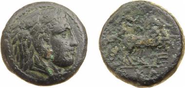 Χάλκινο νόμισμα Μακεδονικού βασιλείου, Βασιλιάς: Αλέξανδρος Γ'