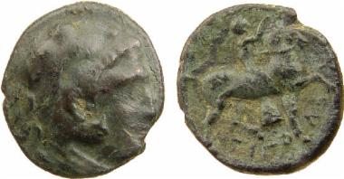 Χάλκινο νόμισμα Μακεδονικού βασιλείου, Βασιλιάς: Αντίγονος Γονατάς