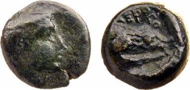 Χάλκινο νόμισμα Μακεδονικού βασιλείου, Βασιλιάς: Αέροπος