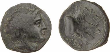 Χάλκινο νόμισμα Μακεδονικού βασιλείου, Βασιλιάς: Παυσανίας