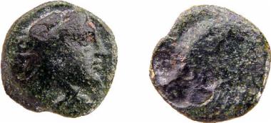 Χάλκινο νόμισμα Μακεδονικού βασιλείου, Βασιλιάς: Αμύντας Γ'