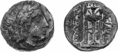 Bronze coin of the Macedonian kingdom, Ruler: Cassander