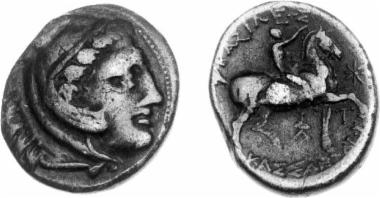 Bronze coin of the Macedonian kingdom, Ruler: Cassander