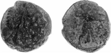 Bronze coin of the Macedonian kingdom, Ruler: Philip V