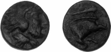 Χάλκινο νόμισμα Μακεδονικού βασιλείου, Βασιλιάς: Αμύντας Γ'