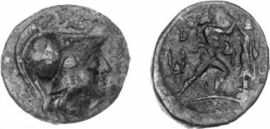 Bronze coin of the Macedonian kingdom, Ruler: Antigonos Gonatas