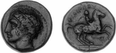 Χάλκινο νόμισμα Μακεδονικού βασιλείου, Βασιλιάς: Φίλιππος Β'