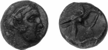 Χάλκινο νόμισμα Μακεδονικού βασιλείου, Βασιλιάς: Αμύντας Γ'