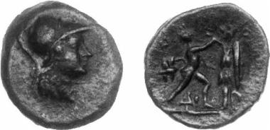 Bronze coin of the Macedonian kingdom, Ruler: Antigonos Gonatas