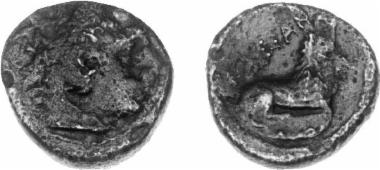 Bronze coin of the Macedonian kingdom, Ruler: Cassander