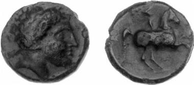 Χάλκινο νόμισμα Μακεδονικού βασιλείου, Βασιλιάς: Φίλιππος Β'