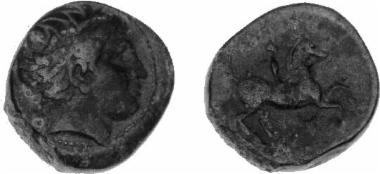 Χάλκινο νόμισμα Μακεδονικού βασιλείου, Βασιλιάς: Φίλιππος Β'